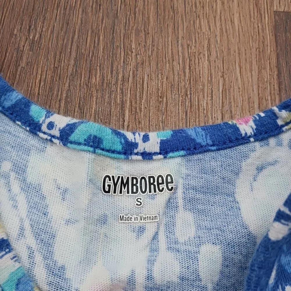 Gymboree‎ Size S TRUE BLUE SUMMER Dress Maxi Pattern Ikat Comfy Cotton Girls